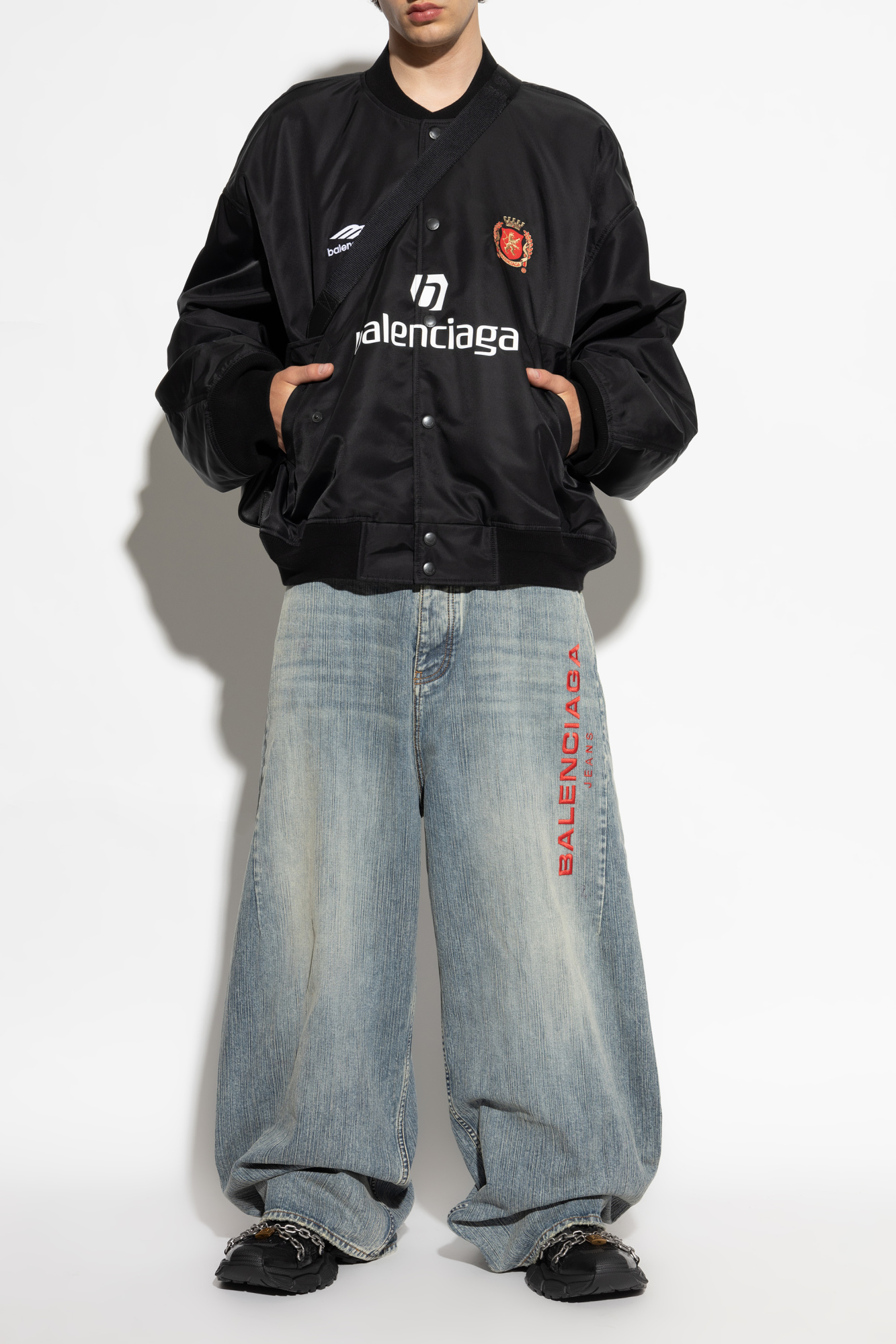 Balenciaga Jacket with logo | Men's Clothing | Vitkac